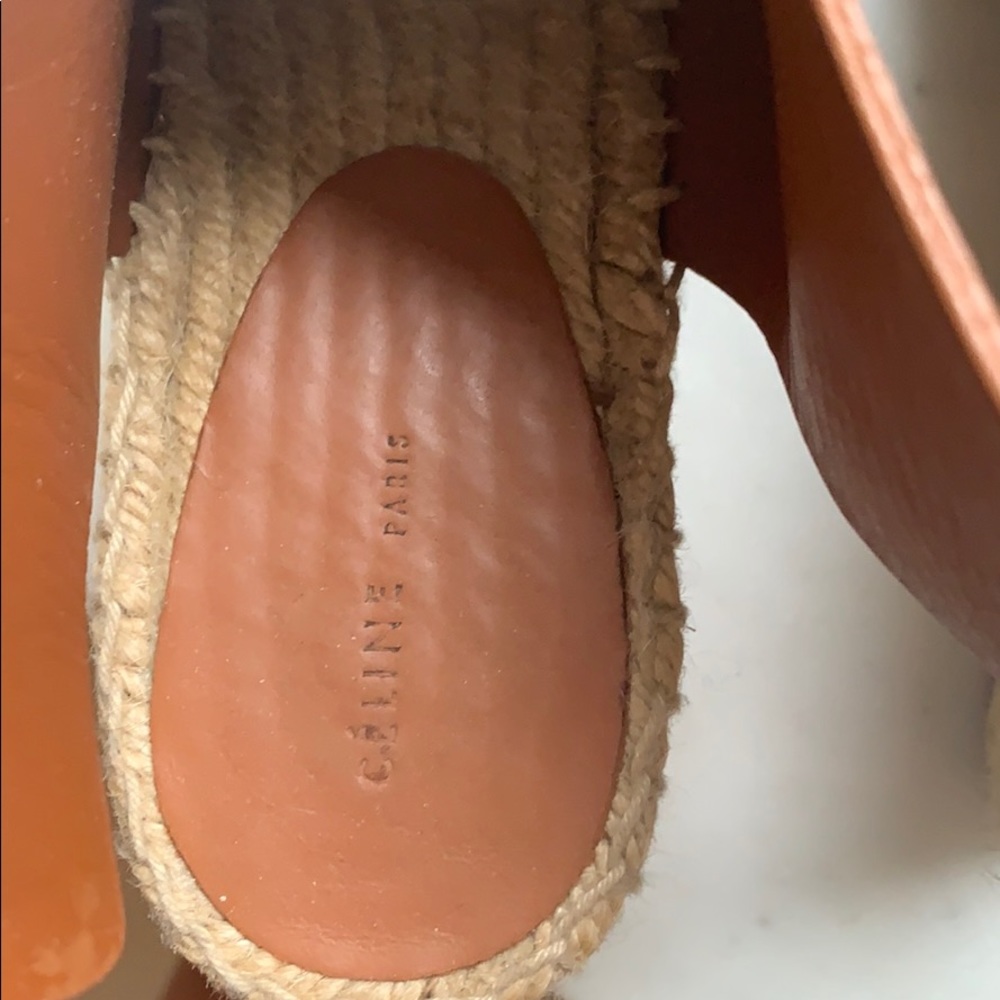 Celine nude and tan wedges - Picture 3 of 3